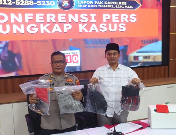 Polres Probolinggo Kota Amankan Tersangka Spesialis Pembobol Sekolah dan Perkantoran