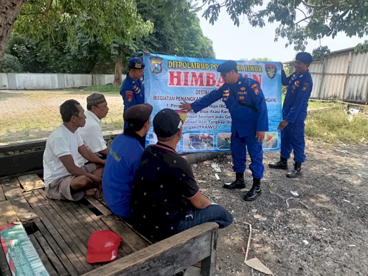 Polisi Edukasi Masyarakat Tidak Melakukan Penangkapan Ikan yang Dapat Merusak Lingkungan