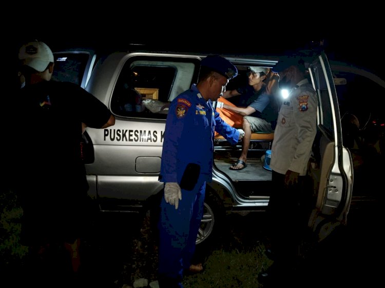 Dua Hari Dilakukan Pencarian Polisi Berhasil Evakuasi Nelayan yang Hilang di Perairan Lamongan