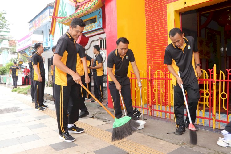 Sambut Bhayangkara ke-79, Polres Tuban Gelar Bakti Religi