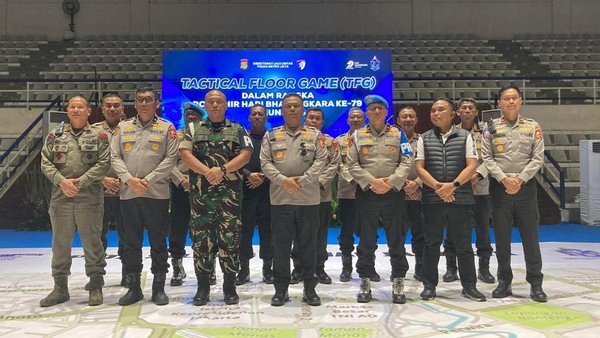 Polri Gelar Simulasi Keamanan Jelang Peringatan Puncak Hari Bhayangkara ke-79