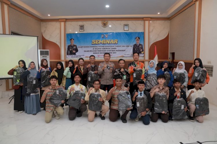 Polres Jember Gandeng Disdik dan Kampus Bina Pelajar Menuju Indonesia Emas 2045
