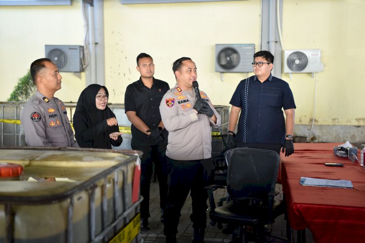 Polres Gresik Ungkap Penimbunan 17 Ribu Liter Solar Subsidi, Satu Tersangka Diamankan